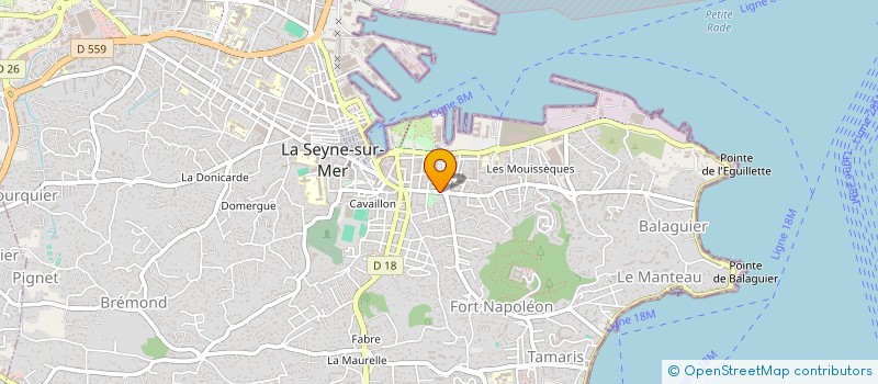 localisation de l'entreprise MADAME PEGGY STIEFBOLD  LA SEYNE-SUR-MER