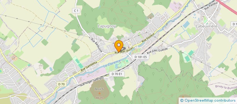 localisation de l'entreprise MADAME PEGGY SZPAK  LAPUGNOY