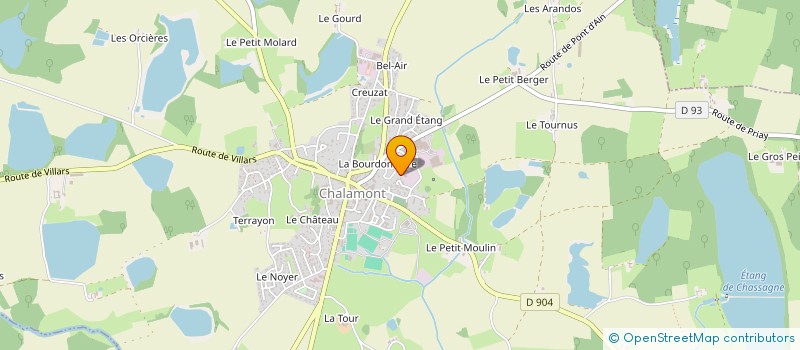 localisation de l'entreprise MADAME PEGGY TACITE à CHALAMONT