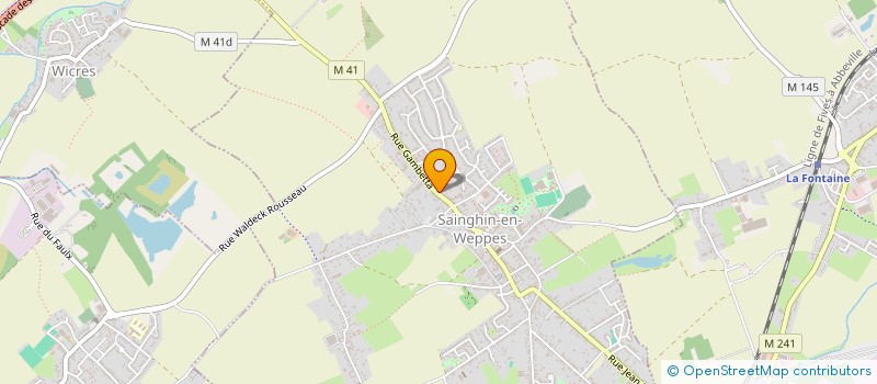 localisation de l'entreprise MADAME PEGGY TELLIER  SAINGHIN-EN-WEPPES