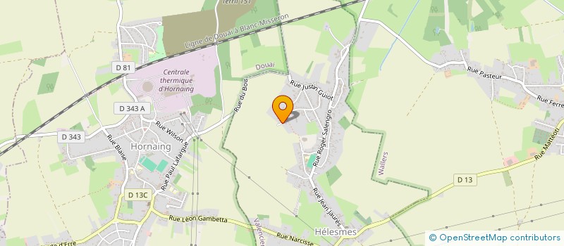 localisation de l'entreprise MADAME PEGGY TULLIER  HELESMES