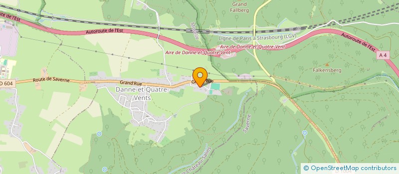 localisation de l'entreprise MADAME PEGGY TUSSING  DANNE-ET-QUATRE-VENTS