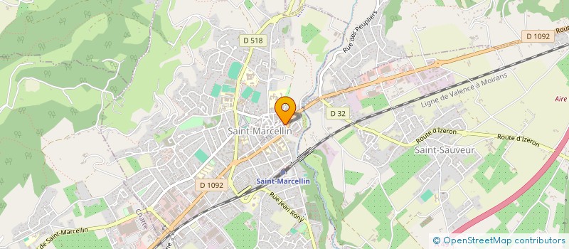 localisation de l'entreprise MADAME PEGGY URLACHER  SAINT-MARCELLIN