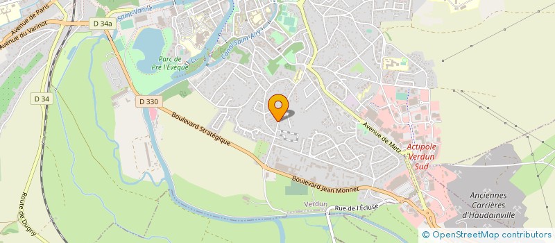 localisation de l'entreprise MADAME PEGGY VOINOT à VERDUN