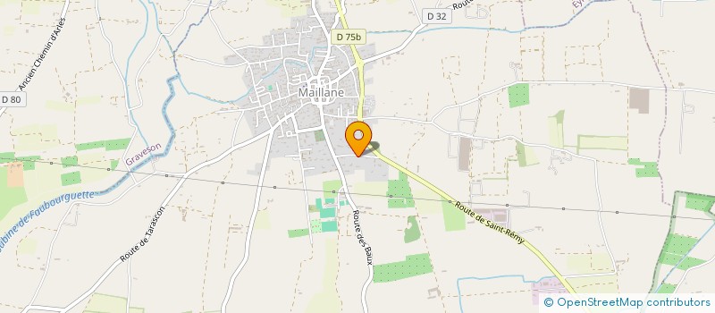 localisation de l'entreprise MADAME PEGGY WALLERAND  MAILLANE