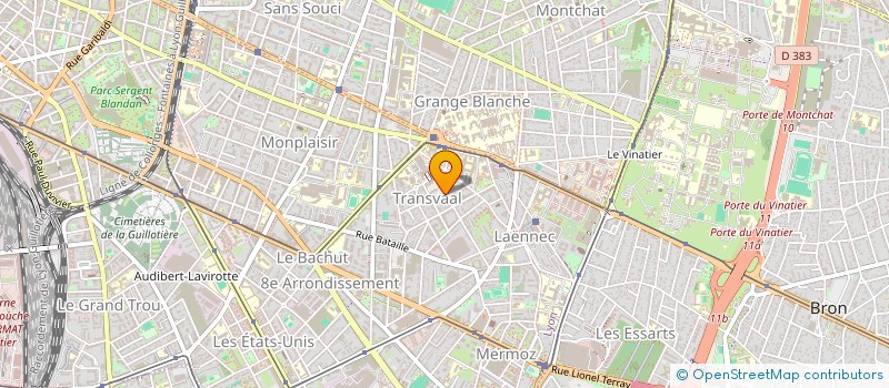 localisation de l'entreprise MADAME PEGUY DAGBA  LYON