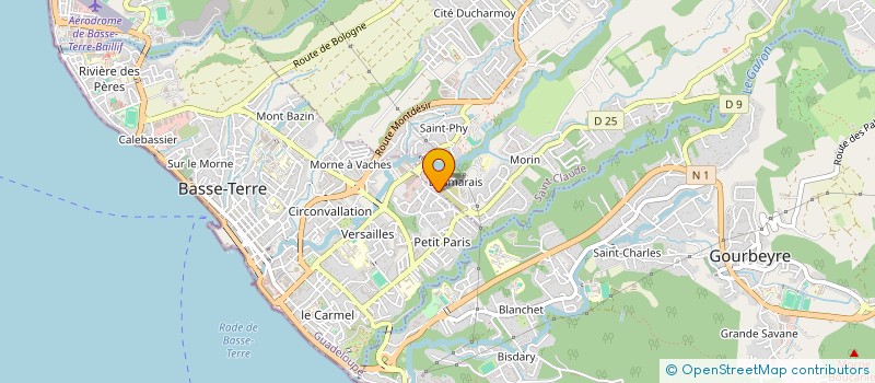 localisation de l'entreprise MADAME PEGUY FIDINDE à BASSE-TERRE