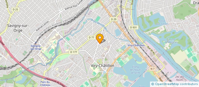 localisation de l'entreprise MADAME PEGUY HERLUC à VIRY-CHATILLON