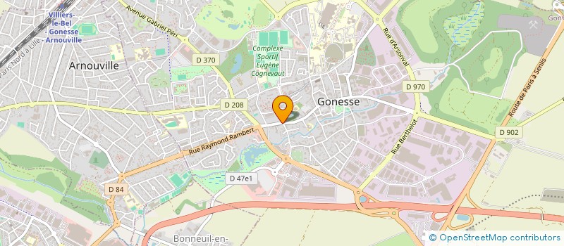 localisation de l'entreprise MADAME PEGUY MOSTRAG à GONESSE