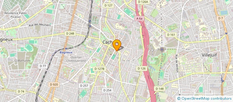 localisation de l'entreprise MADAME PEI LING LEE  CACHAN