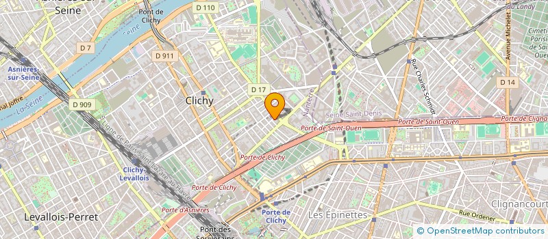 localisation de l'entreprise MADAME PEI-NI LU à CLICHY