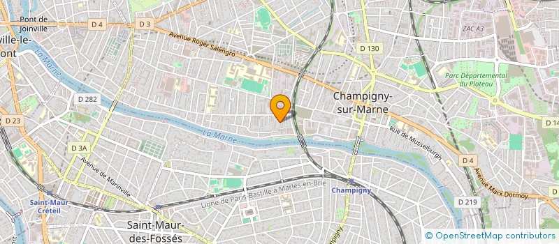 localisation de l'entreprise MADAME PEI-YU LO  CHAMPIGNY-SUR-MARNE