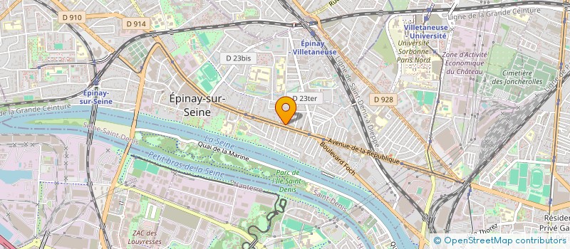 localisation de l'entreprise MADAME PEINDA MBENGUE à EPINAY-SUR-SEINE