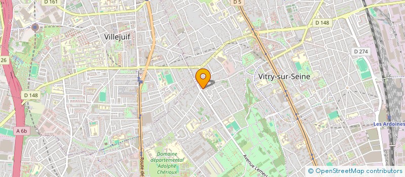 localisation de l'entreprise MADAME PEIPEI GONG  VITRY-SUR-SEINE