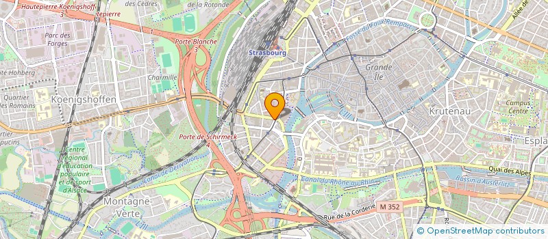 localisation de l'entreprise MADAME PEISHU YANG à STRASBOURG