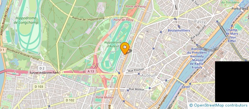 localisation de l'entreprise MADAME PEIYING WANG  PARIS