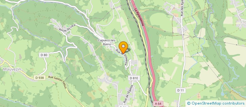 localisation de l'entreprise MADAME PELAGIE FICHTER  BAGNERES-DE-BIGORRE