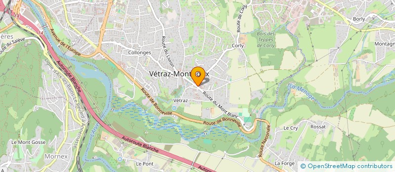 localisation de l'entreprise MADAME PELAGIE NDJAB  VETRAZ-MONTHOUX