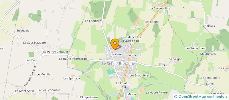 localisation de l'entreprise MADAME PELAGIE OMBAGADAGA  LE SEL-DE-BRETAGNE