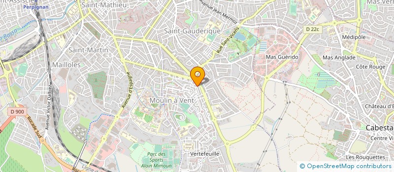 localisation de l'entreprise MADAME PELLIZZARI GOY  PERPIGNAN