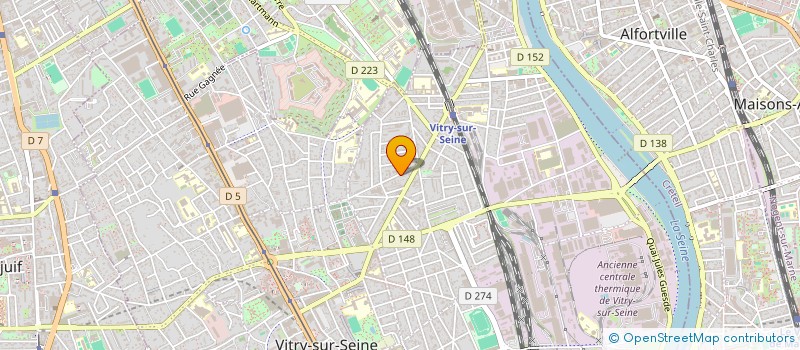 localisation de l'entreprise MADAME PENDA BAL  VITRY-SUR-SEINE