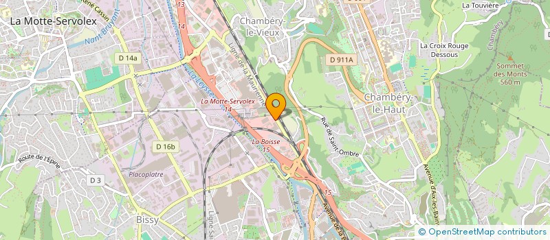 localisation de l'entreprise MADAME PENDA CAMARA  CHAMBERY