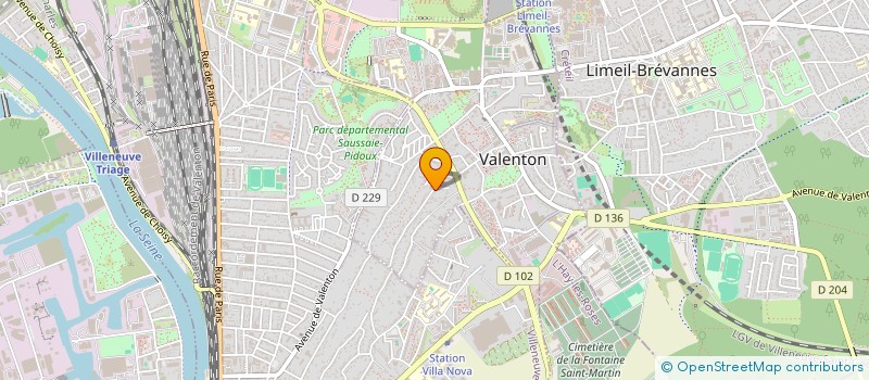 localisation de l'entreprise MADAME PENDA COULIBALY à VALENTON