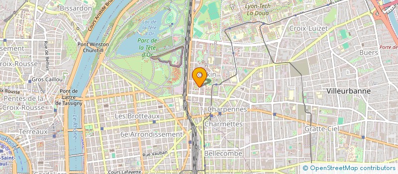 localisation de l'entreprise MADAME PENDA GAMBY  VILLEURBANNE