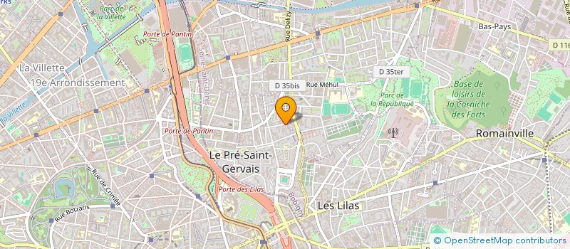 localisation de l'entreprise MADAME PENDA HANNA NDIAYE  LE PRE-SAINT-GERVAIS