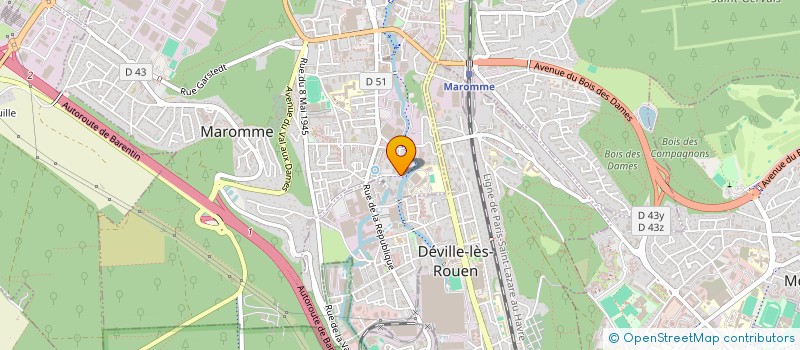 localisation de l'entreprise MADAME PENDA SANGARE  MAROMME