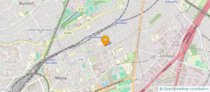 localisation de l'entreprise MADAME PENDA SIDIBE à ANTONY