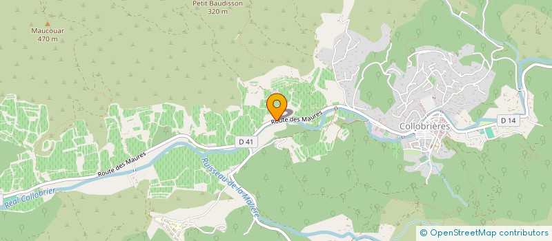 localisation de l'entreprise MADAME PENELOPE BLANCARD  COLLOBRIERES