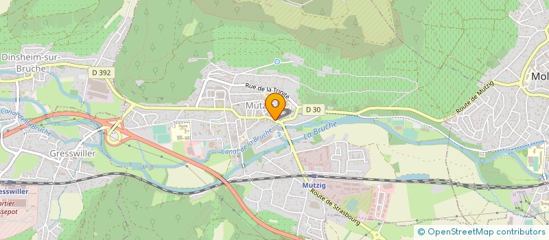 localisation de l'entreprise MADAME PENELOPE BLESSIG  MUTZIG