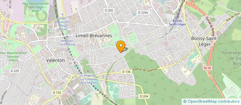 localisation de l'entreprise MADAME PENELOPE FAULKNER à LIMEIL-BREVANNES