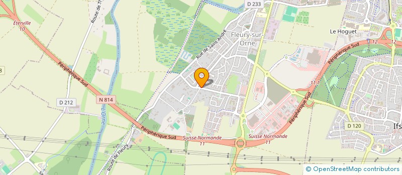 localisation de l'entreprise MADAME PENELOPE GERMAIN  FLEURY-SUR-ORNE