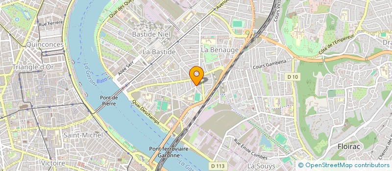 localisation de l'entreprise MADAME PENELOPE GODEFROY  BORDEAUX