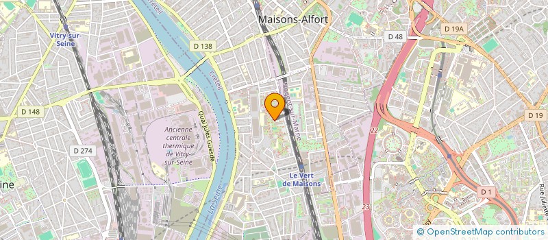 localisation de l'entreprise MADAME PENELOPE GRECO DE BEAUHARNAIS  ALFORTVILLE