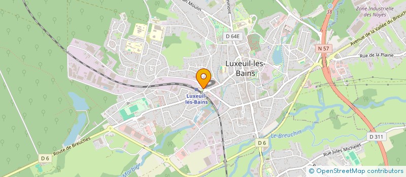 localisation de l'entreprise MADAME PENELOPE HEINIMANN à LUXEUIL-LES-BAINS