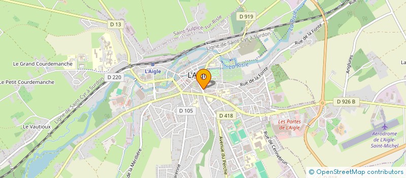 localisation de l'entreprise MADAME PENELOPE MENDES SANTANA à L'AIGLE