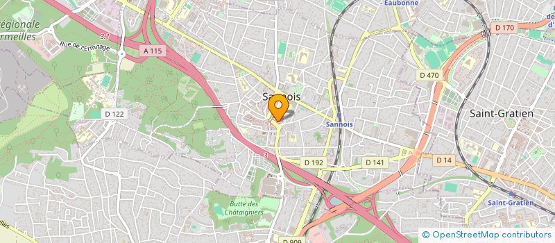 localisation de l'entreprise MADAME PENELOPE MOUSTAINE  SANNOIS