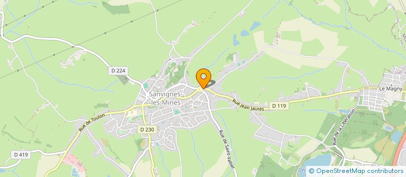 localisation de l'entreprise MADAME PENELOPE PONNELLE  BUXY