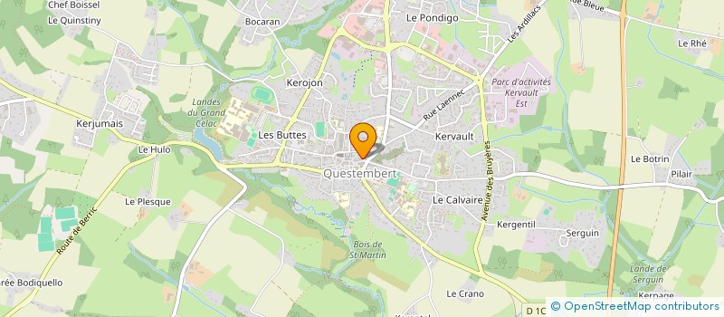 localisation de l'entreprise MADAME PENELOPE TAYLOR  QUESTEMBERT