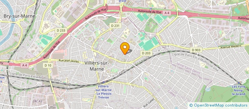 localisation de l'entreprise MADAME PENG CHEN  VILLIERS-SUR-MARNE