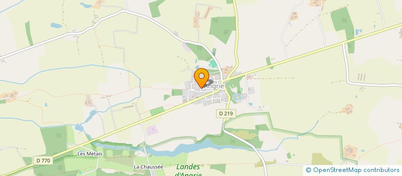 localisation de l'entreprise MADAME PENGRASSE KERSTGES  SEGRE-EN-ANJOU BLEU