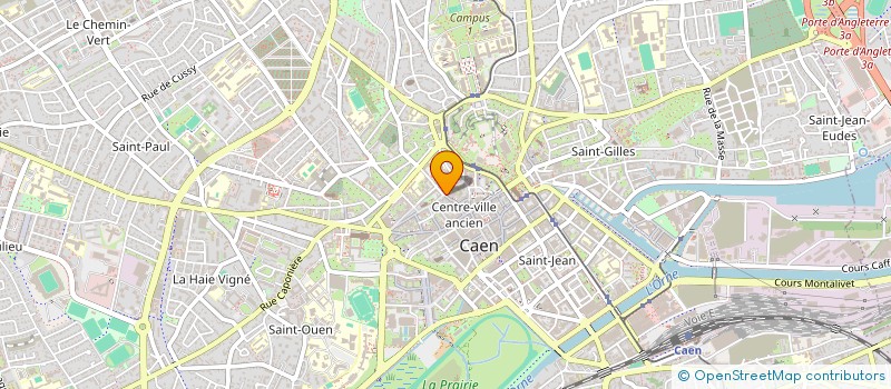 localisation de l'entreprise MADAME PENINA SOUSSANA à CAEN