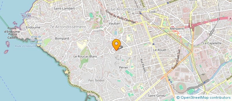 localisation de l'entreprise MADAME PERDEY BRODIER à MARSEILLE