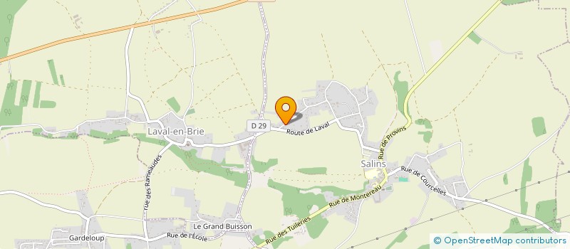 localisation de l'entreprise MADAME PEREIRA SANDRA MARISA  SALINS