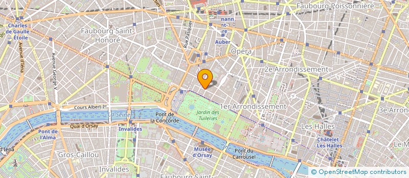 localisation de l'entreprise MADAME PERI TALENS à PARIS