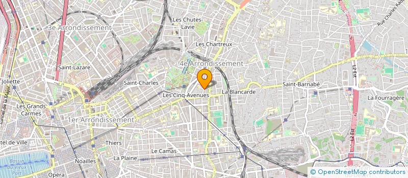 localisation de l'entreprise MADAME PERINE DEWULF  MARSEILLE