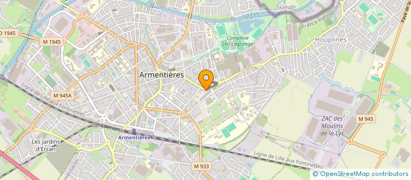 localisation de l'entreprise MADAME PERINE POTTIER  ARMENTIERES